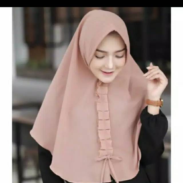 Khimar lipit zora