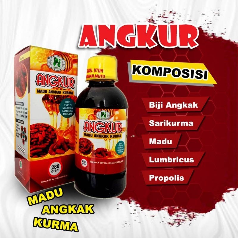 ANGKAK KURMA - Madu ANGKUR - Madu Angkak Kurma 280 gram