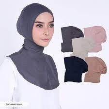 Ciput Ninja Antem resleting / Inner Hijab / Inner Simple /Dalaman Kerudung