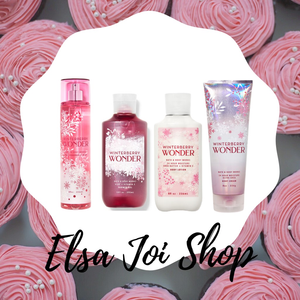 BBW Bath &amp; Body Works Winterberry Wonder SERIES