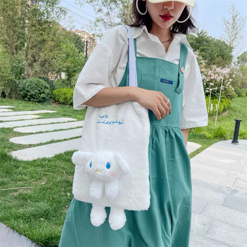 TAS SHELLIE MAY WINNIE THE POOH CINNAMOROLL TOTE BAG IMPOR ANAK DEWASA