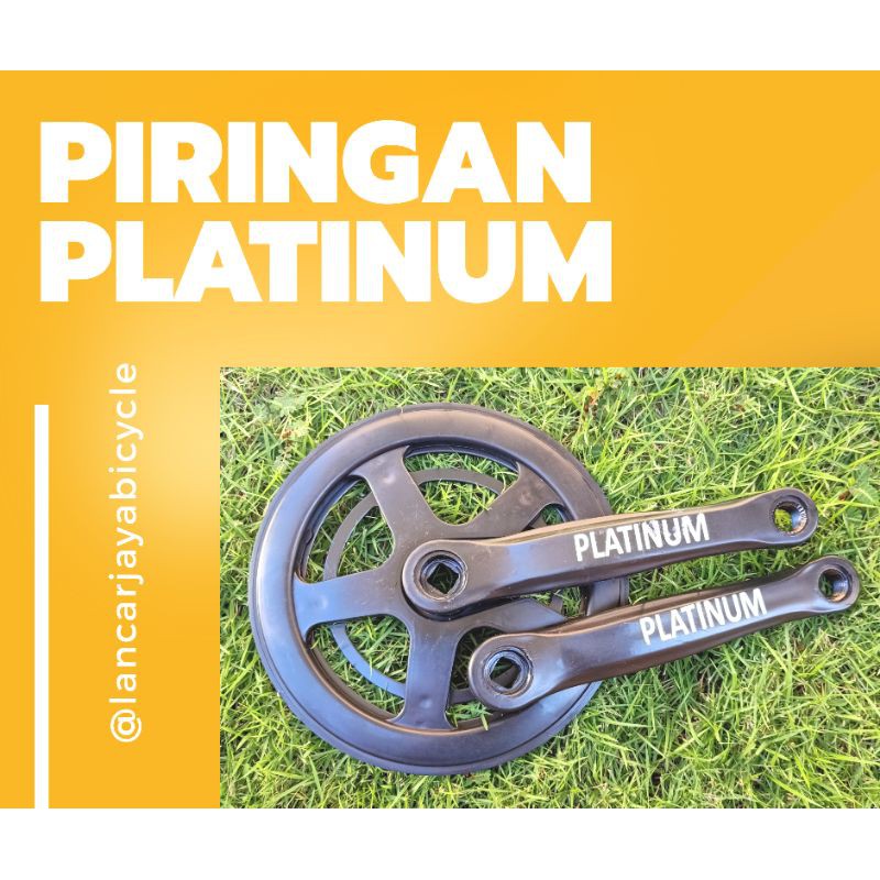 Piringan PLATINUM/Crank PLATINUM Single Speed/Crank Minion, Lipat, Fixie