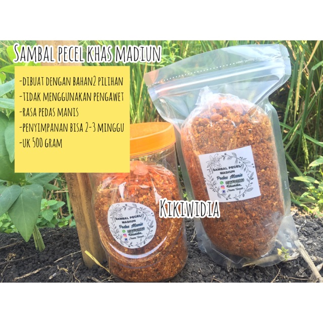 

Sambel pecel Madiun ukuran 500gram