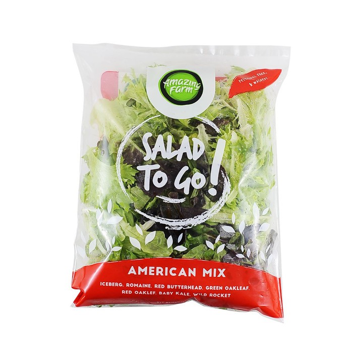 

Salad To Go Amercan Mix 150 gram Amazing Farm
