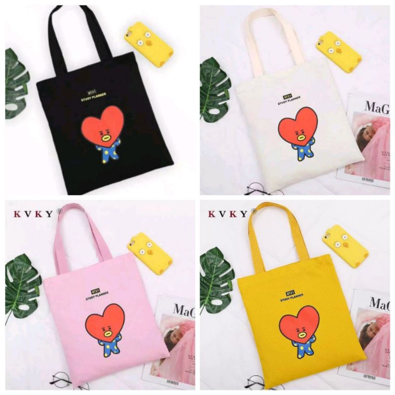 Jual Totebag BT21 Totebag BTS Tote Bag BT21 Tas BTS Tas BT21 Tas ...