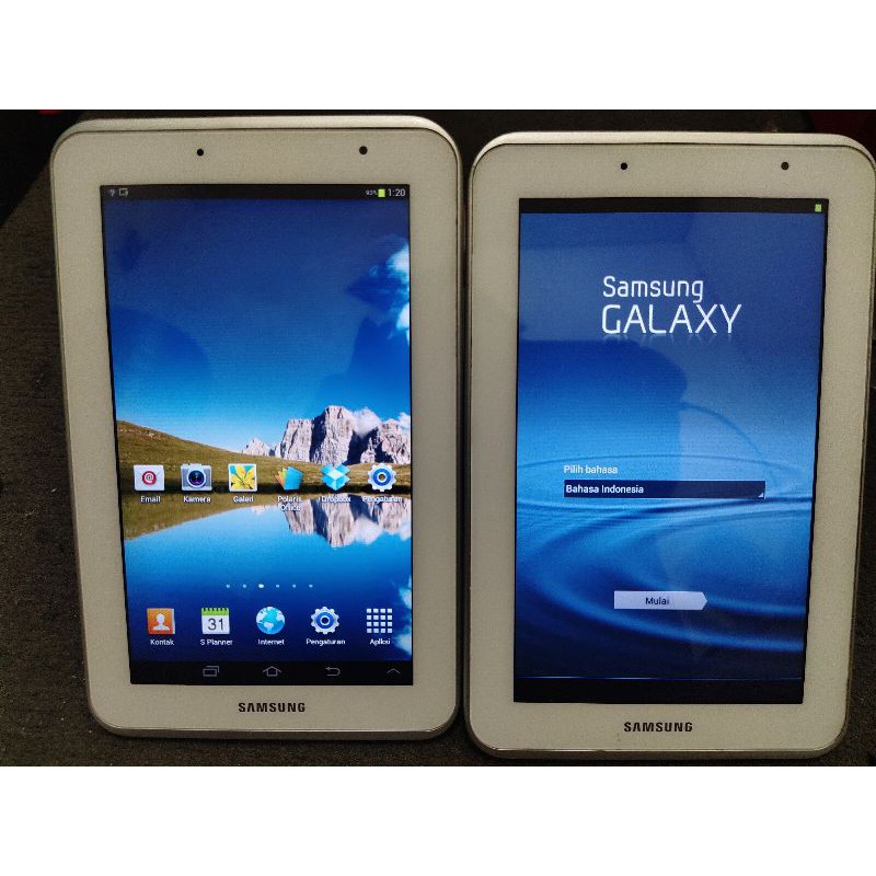 galaxy samsung tab 2 pernah pakai bonus usb / kabel data wifi only tablet advan i10 pro aktiv