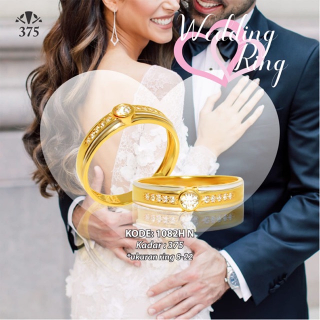 TM375 CINCIN KAWIN EMAS ASLI