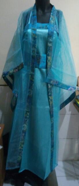 Dress hanfu wanita dewasa kostum tradisional cina