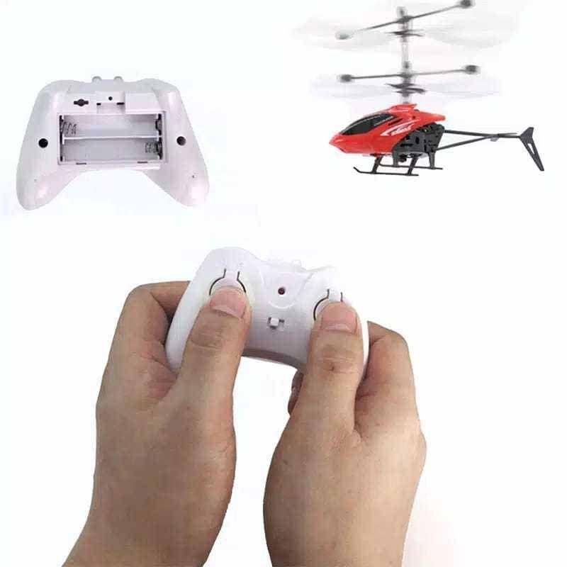 Mainan Helikopter RC - Mini Helicopter RC+ Sensor Tangan LED - Mainan Pesawat Terbang Anak