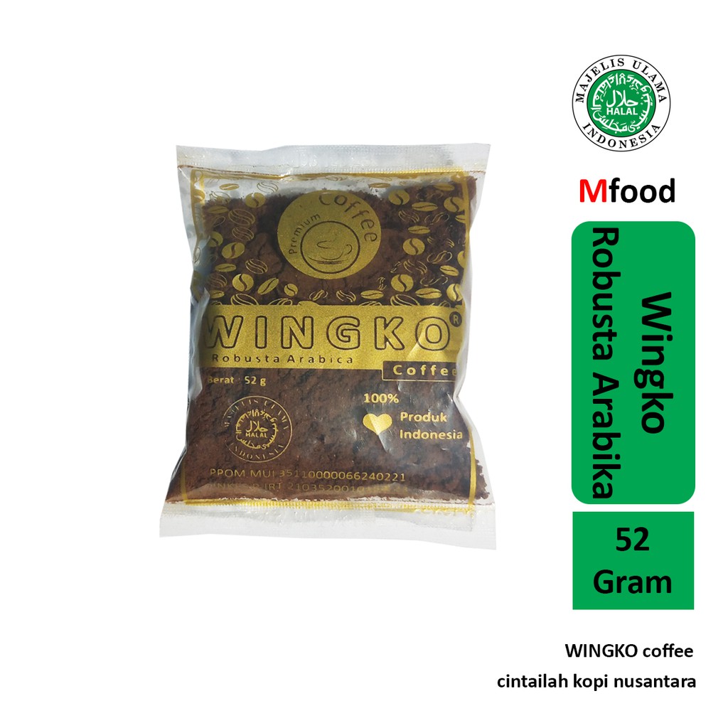 

kopi lelet asli arabika robusta 52g wingko coffee