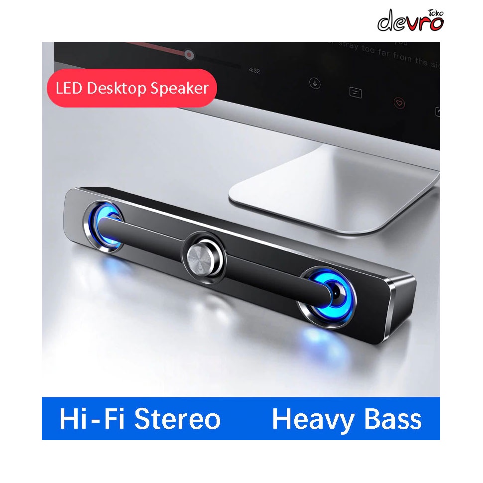 Speaker Bluetooth Soundbar Home Theater HiFi Heavy Bass - SADA V-111