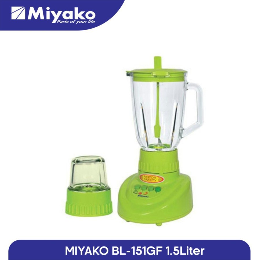 Blender Kaca Miyako BL 151GF 151 GF BL151GF Penggiling Bumbu Kering DRy Mill 1,5 Liter 1,5L