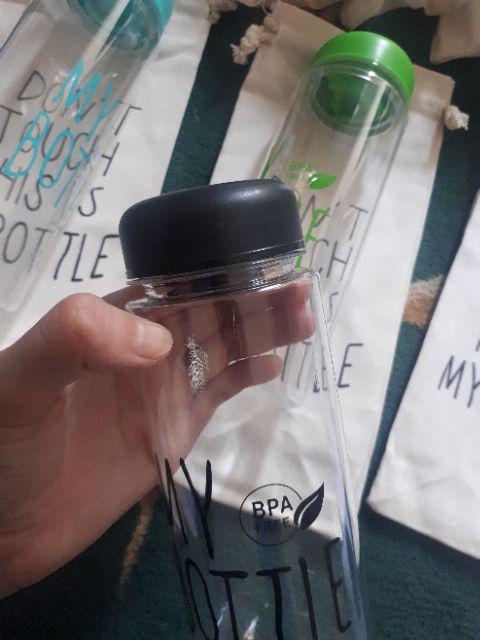 Promo [1kg 12pcs] My Bottle Transparan Bening Dengan Sarung Anti Pecah