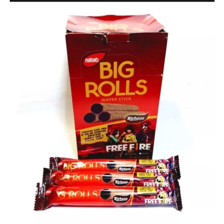 

Nabati big Rolls water 1 box (20 pcs) @18 gr