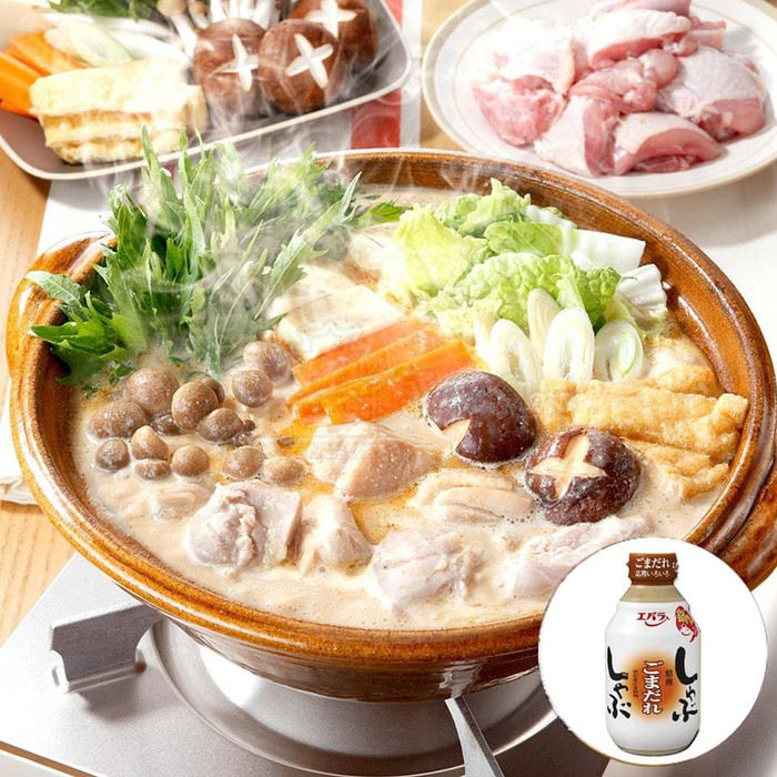 

PROMO TERBATAS - EBARA SHABU-SHABU NO TARE : GOMA DARE 335 ML SAUS WIJEN SHABU-SHABU