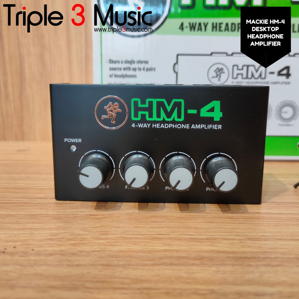 MACKIE HM4 HM 4 hm-4 Mini Headphone amplifier