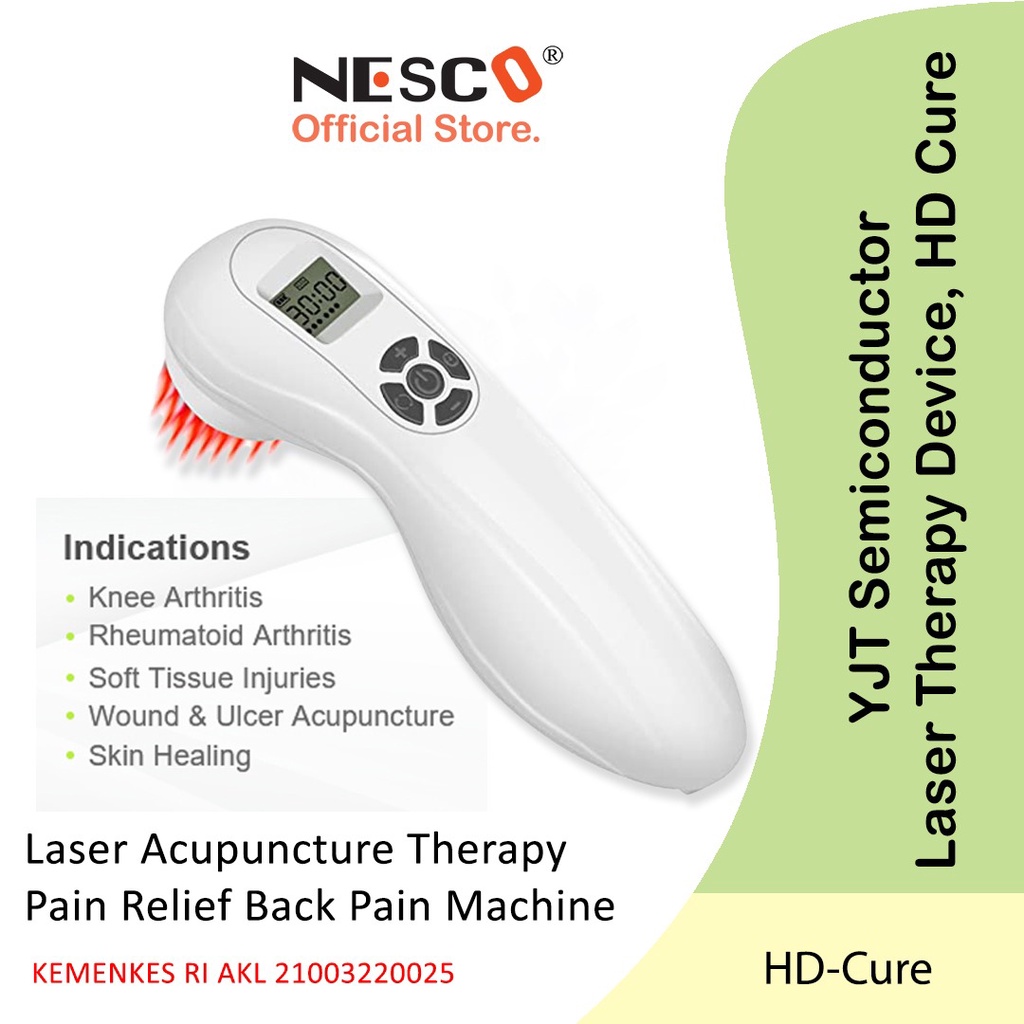 Laser Therapy Device : HD CURE UNTUK TERAPI LUKA BASAH, LUKA DIABETES, NYERI SENDI, BEST SELLER