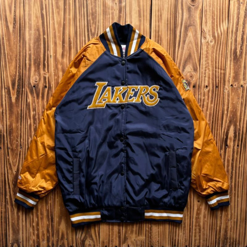 VARSITY JACKET BOMBER Mitchell & Ness LAKERS
