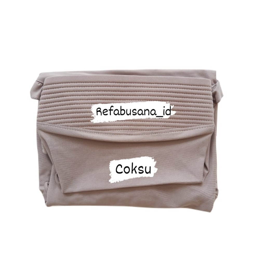Jilbab Instan Kerudung Instan Jilbab Bergo Jersey Premium Sarah-Coksu