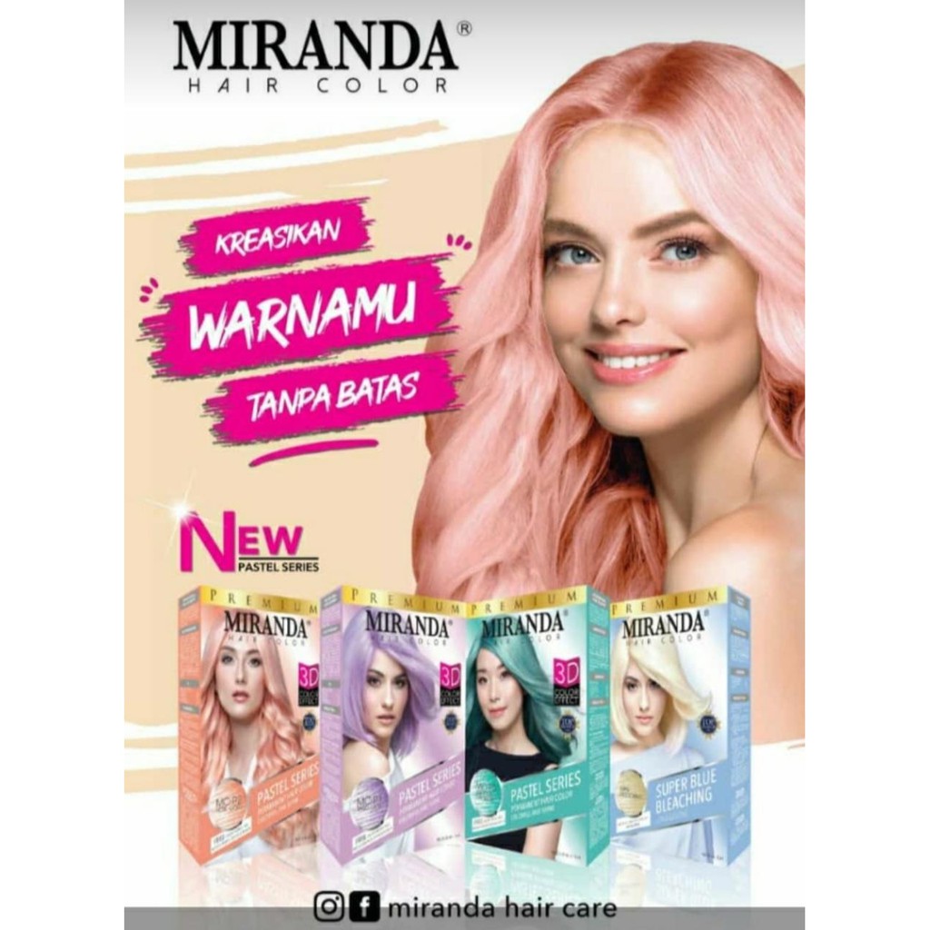 Miranda hair Color - Pastel Series - (2x30 ml) + 10 ml