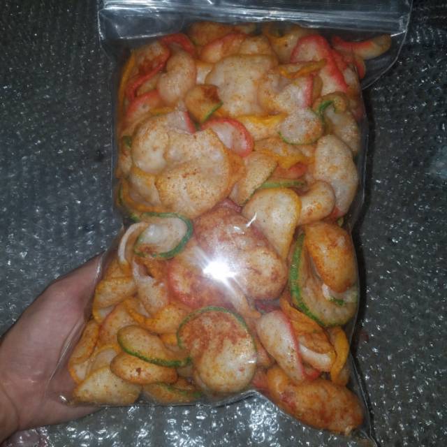 

KERUPUK SEBLAK PEDAS GURIH BERAT 1/4 1/5