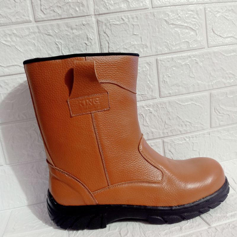 SEPATU SAFETY BOOTH LODONG KING WALLBETH ..NEW produksi for KING ARTHUR