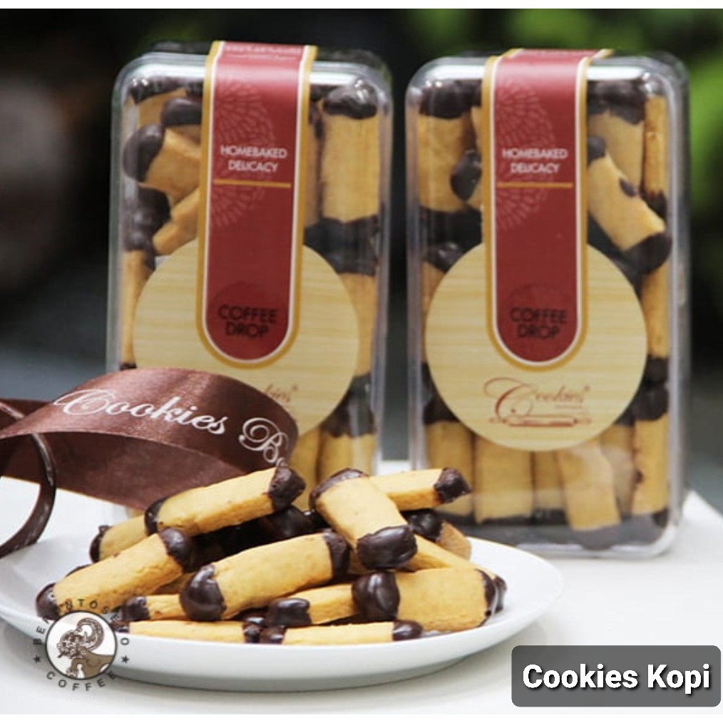 

Coffee Drop deBrontos Cookies Kue Kering Kopi 350 gram