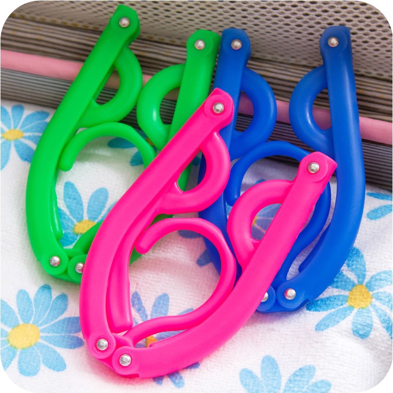 Jebelgrosir 108 COD Hanger Lipat Portable Travel Murah Hanger Baju Pakaian Import SerbaGuna