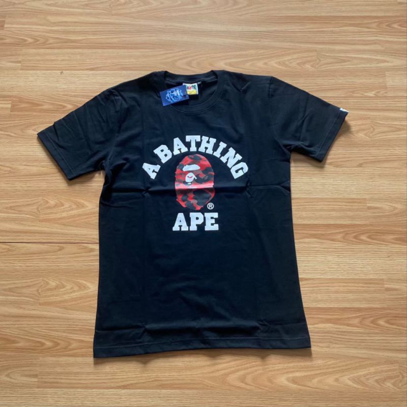 KAOS BAPE A BATHING APE MOA RED PREMIUM
