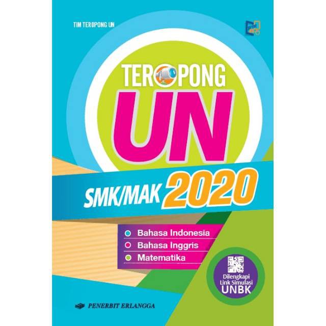 READY// BUKU TEROPONG UN SMK/MAK 2020 ERLANGGA