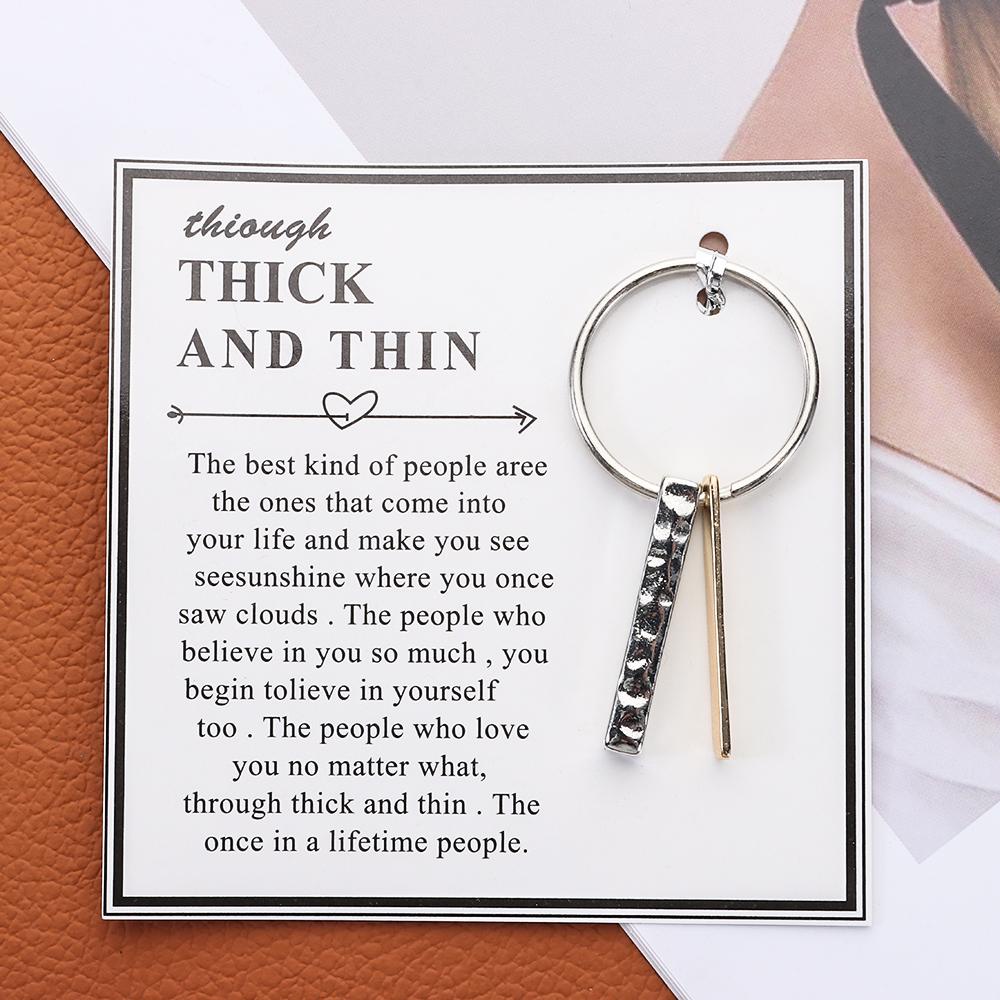 Gantungan Kunci Tebal Dan Tipis Untuk Saudara Perempuan