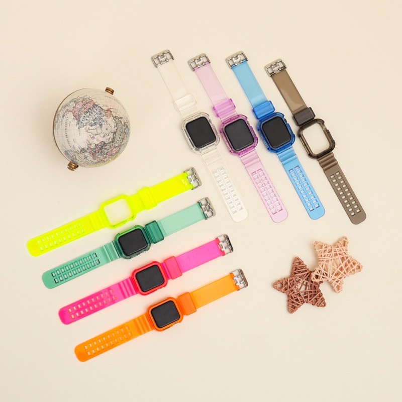 GLACIER STRAP APPLE WATCH IWATCH TRANSPARANT 8 COLOR