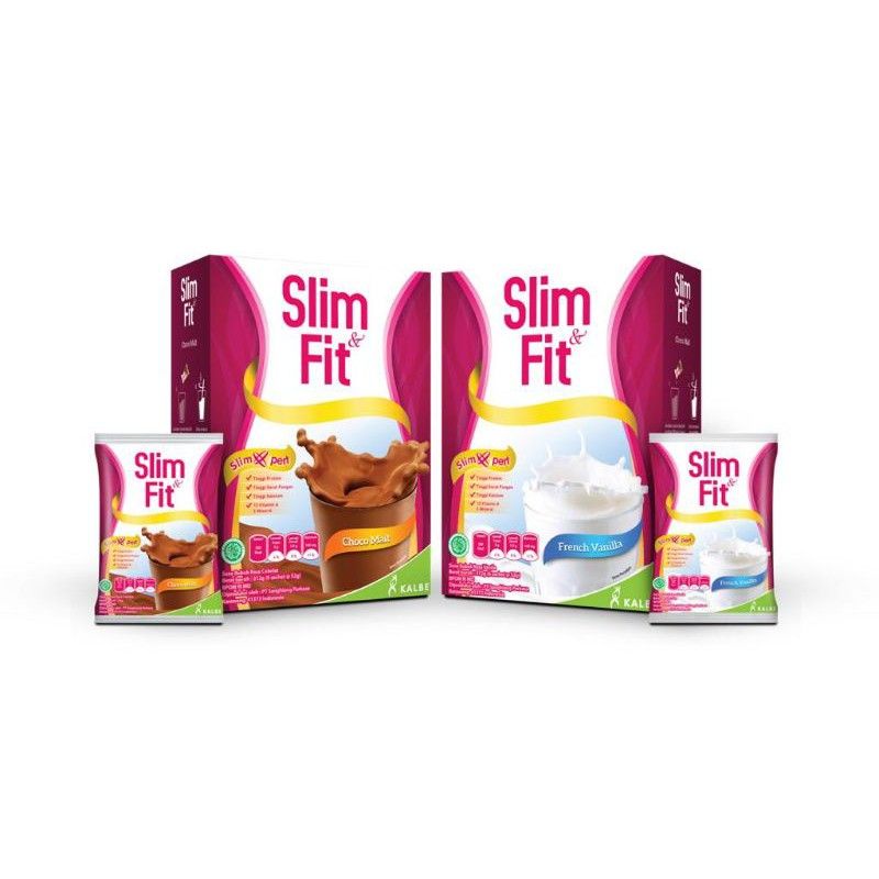 

Slim&fit 6x52 // susu slimfit // susu slim fit Kalbe vanilla dan coklat // susu diet