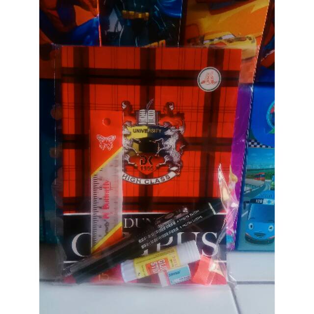 

Paket Murah (33) Stationery Set / Alat Tulis Set / Hadiah Lomba / Bingkisan Ulang Tahun