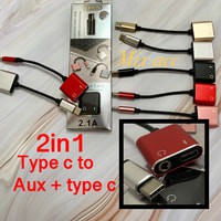 [KOTAK] Type C to Aux 3.5mm Type C charger 2 in 1 Super High Qualitas