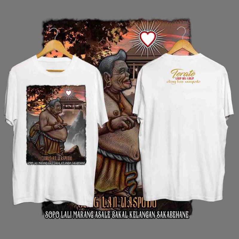 KAOS PSHT WAYANG SEMAR BAHAN DISTRO//KAOS PSHT DISTRO