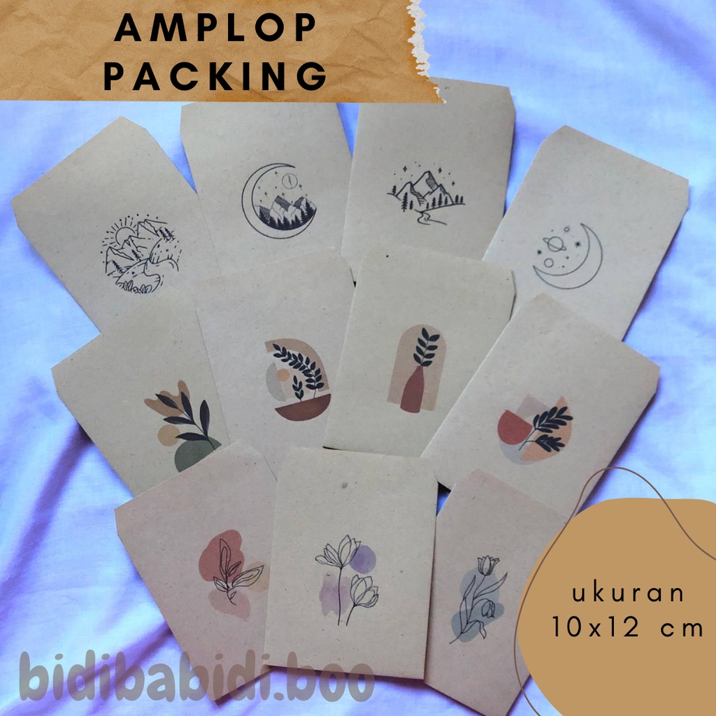 Jual Amplop Packing Amplop Aesthetic Amplop Coklat Amplop Kraft