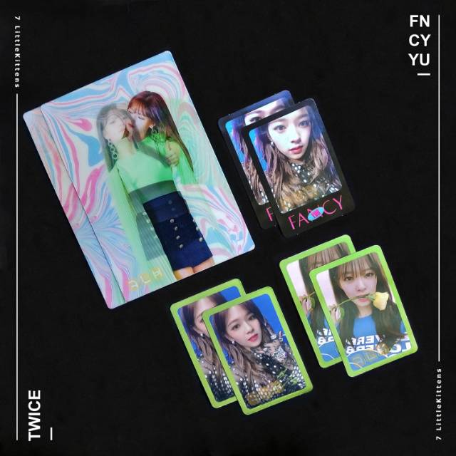 Jeongyeon SET Photocard & Lenticular - Twice Official Album 'Fancy You' Unsealed