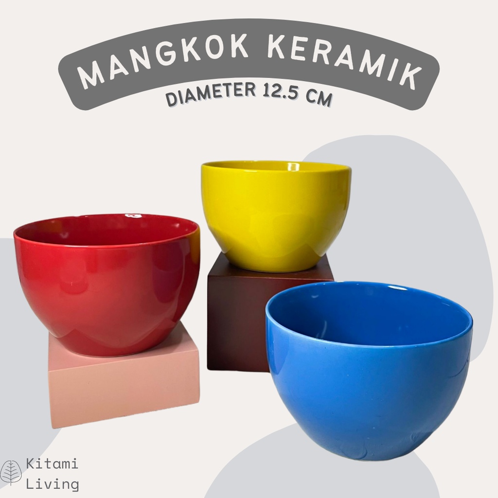 MANGKOK KERAMIK WARNA WARNI | CEREAL BOWL AESTHETIC