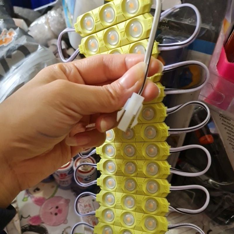 lampu led modul strip 3 mata 220 Volt AC Langsung Listrik Rumah