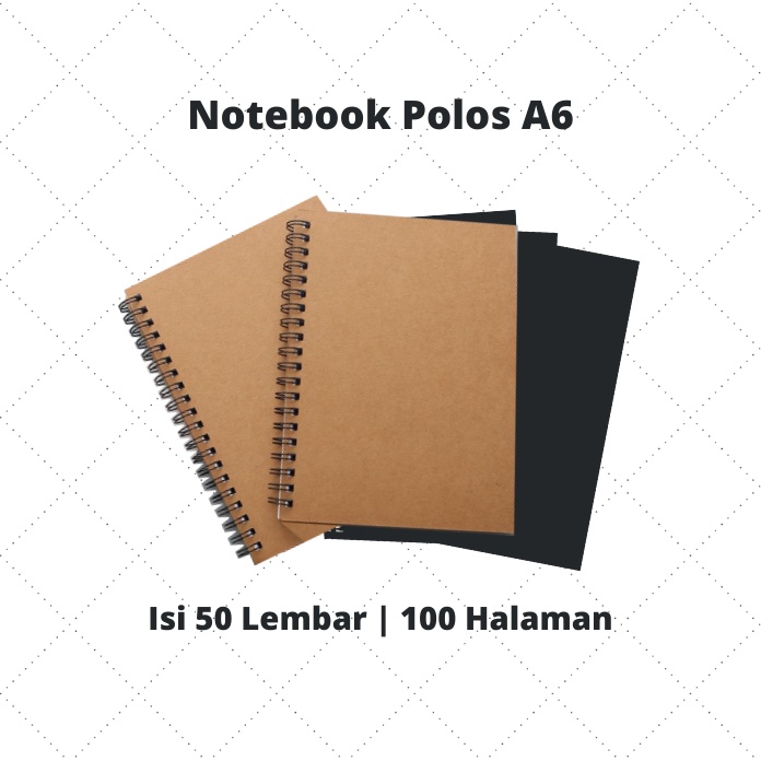 

Notebook A6 / Buku Catatan Polos A6