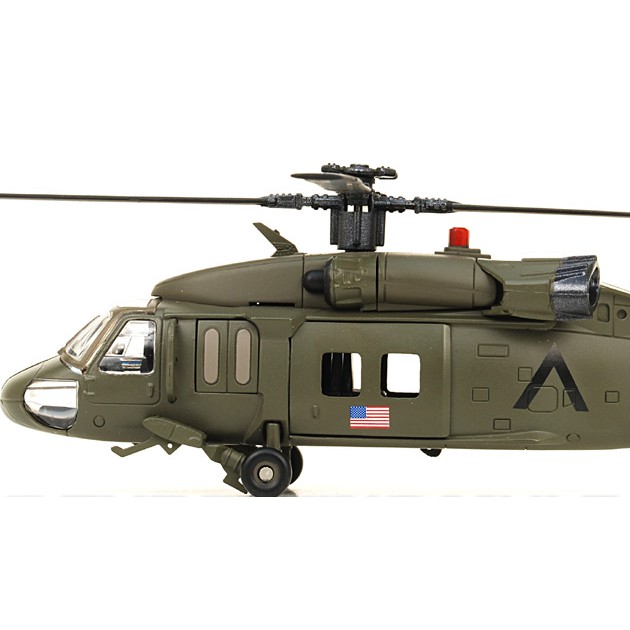 Diecast Kapal Perang - Diecast Mobil Perang - Miniatur Tank Diecast Miniatur Helikopter Black Hawk