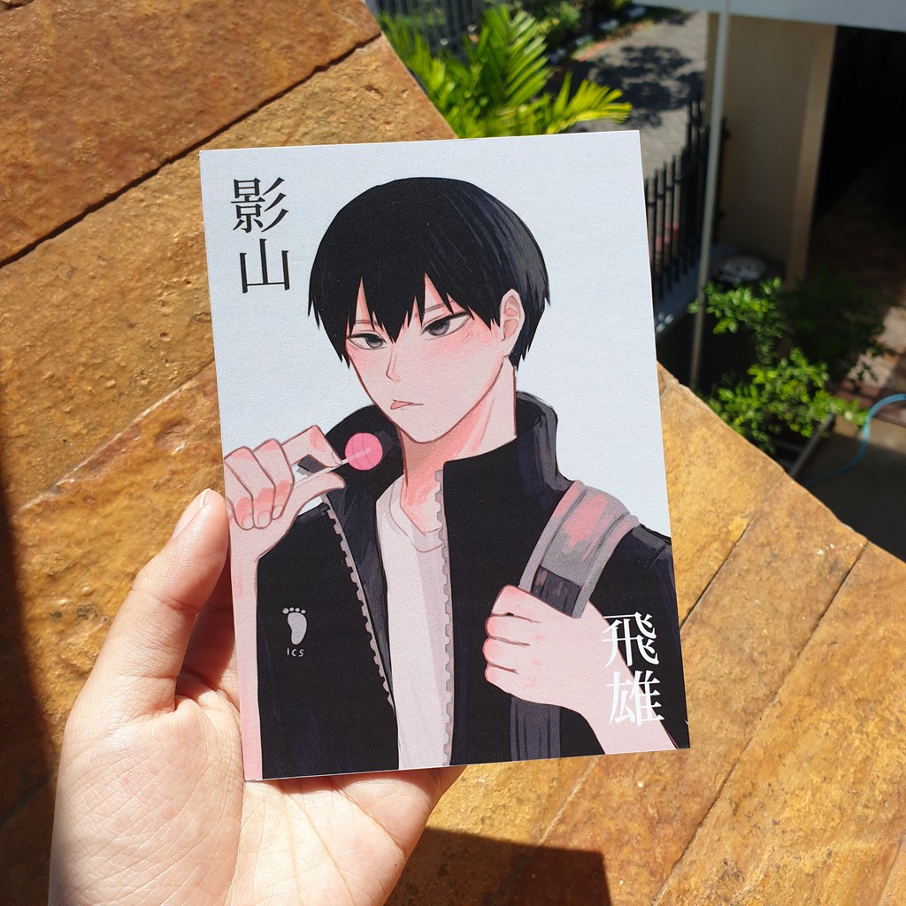 Postcard Fanart Haikyuu (+ laminasi doff/matte)