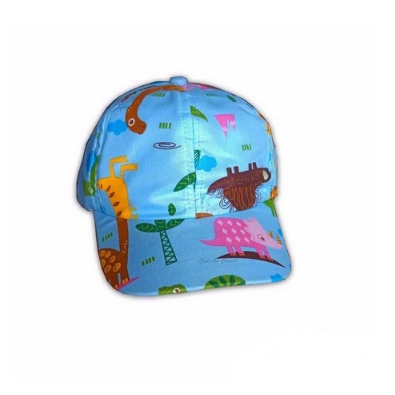 Topi Baseball Anak Laki-Laki Full Printing Karakter Dino Usia 2-8 Tahun