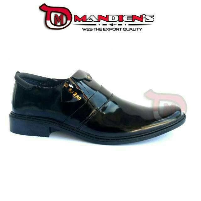 Mandiens - SJ280 / SJ180 Sepatu Pantofel Pria Kulit Asli Original Medali Export Quality