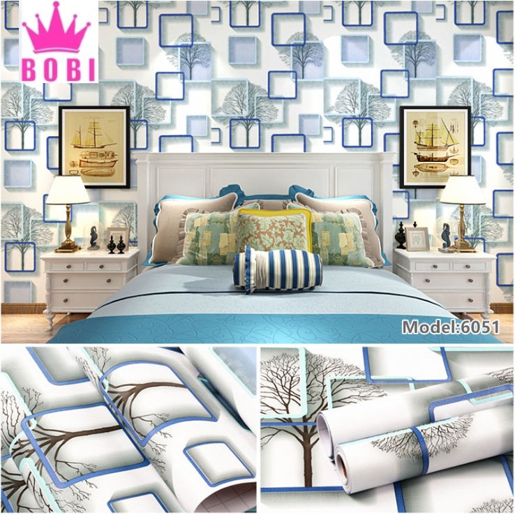 Wallpaper Sticker Kotak BG-046 - 6051-1 , BG 046-1 - 6051, BG 046-2 - 6051-2