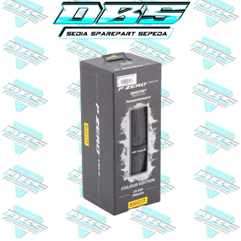 BAN LUAR PIRELLI ZERO VELO WHITE 700x25c ROADBIKE 700x 25c 700c