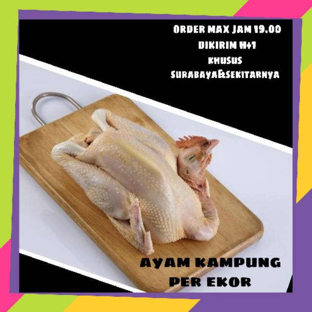 

Ayam kampung per ekor || sayur online murah surabaya