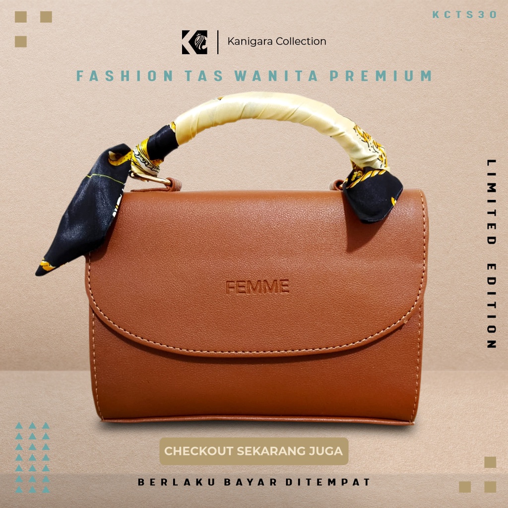 Tas Selempang Fashion Kecil Ibu Ibu Kondangan Wanita Remaja Elegan Premium Kekinian Terbaru KCTS30
