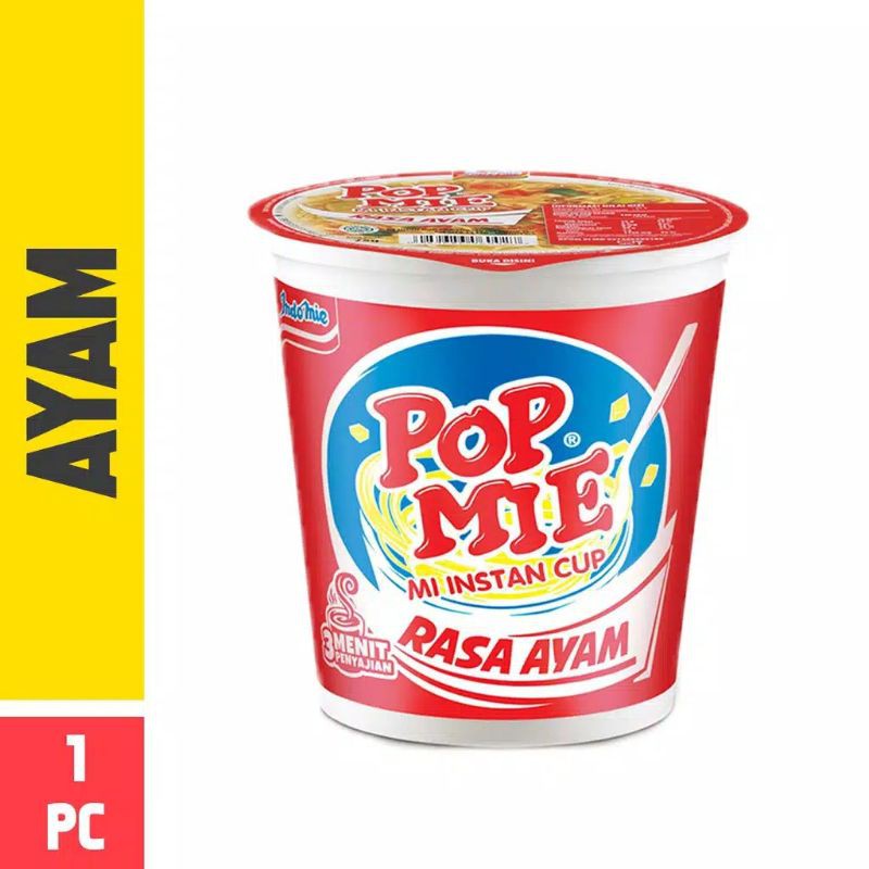 

POP MIE KUAH RASA AYAM 1PC 75G